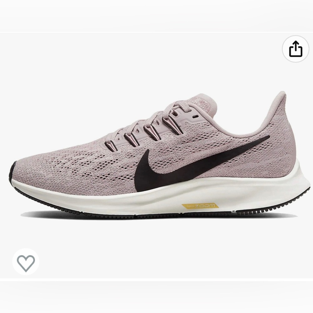 NIKE WOMEN’S AIR ZOOM PEGASUS 36 RUNNING SHOES Violet Black Plum - US Size 7